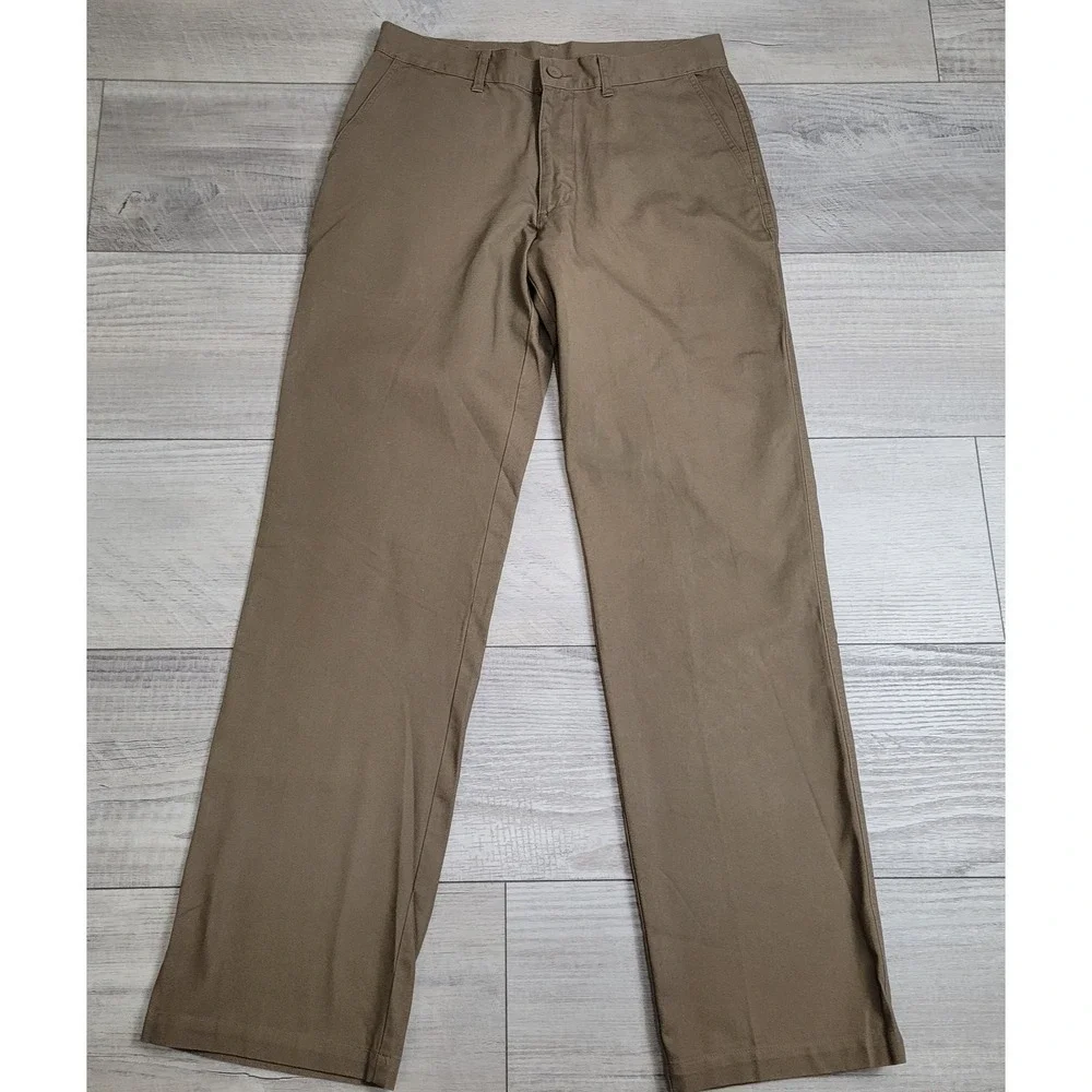 Patagonia Pants Mens 33x34 Khaki Organic Cotton Chino Straight Leg Preppy - Picture 2 of 16